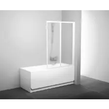  Ravak VS2 105 kétrészes kádparaván fehér+transparent kád, zuhanykabin