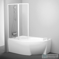 Ravak VSK2 Rosa 160 balos kádparaván,Fehér+transparent 76L90100Z1 kád, zuhanykabin