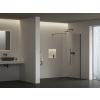 Ravak WALK-IN AIR WALL 110, fekete+transparent GW9WD0300Z1C