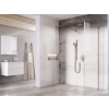 Ravak Walk-In Corner 120x80 cm-es zuhanyfal 120 cm-es merevítővel,króm/transparent GW1CG4C0SZ1