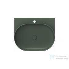 Ravak YARD 60 mosdó tartókonzol nélkül, csaptelep furattal, Grey Green XJX08260000 szaniter