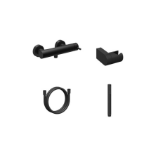 Ravak Zuhany csaptelep Ravak Espirit zuhanyszettel együtt 150 mm fekete X07S130 csaptelep