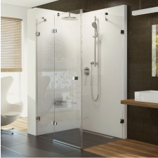 Ravak zuhanykabin BSDPS-110/80 jobbos, króm + Transparent (84-0UPD4A00Z1) kád, zuhanykabin