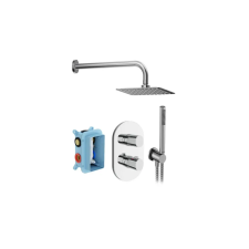 Ravak Zuhanyrendszer Ravak Chrome vakolat alá termosztatikus csapteleppel króm X07S015 csaptelep
