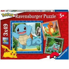 Ravensburger 055869 Engedjétek ki a Pokémonokat 3x49 db puzzle, kirakós