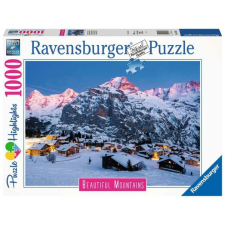 Ravensburger 1000 db-os  puzzle - Beautiful Mountains - Mürren, Bernese Oberland, Svájc (17316) puzzle, kirakós