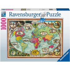 Ravensburger 1000 db-os puzzle - Biciklivel a világ körül (16995) puzzle, kirakós