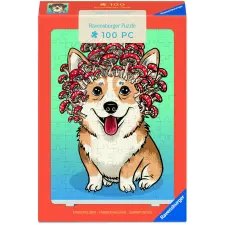Ravensburger 120020431 Puzzle + állvány: Corgi puzzle, kirakós