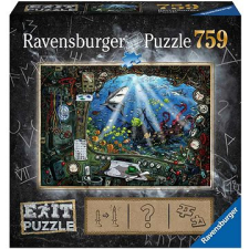 Ravensburger 199532 Exit Puzzle: Tengeralattjáró puzzle, kirakós