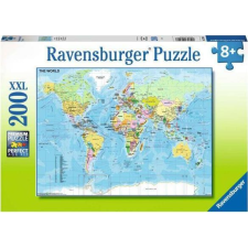 Ravensburger 200 Darabos Puzzle XXL - Világtérkép (403208) puzzle, kirakós