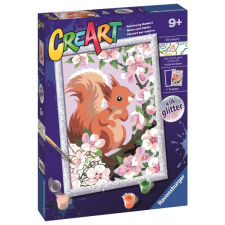 Ravensburger 201808 CreArt Aranyos mókus csillámmal (4005556201808) kreatív és készségfejlesztő