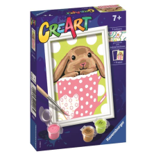 Ravensburger 202065 CreArt Aranyos nyuszi bögrében (4005556202065) kreatív és készségfejlesztő