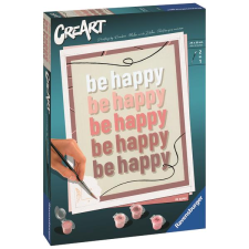 Ravensburger 235445 CreArt Légy boldog: Be happy (4005556235445) kreatív és készségfejlesztő