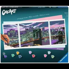 Ravensburger 23551 - CreArt New York Skyline Számfestő készlet (23551) kreatív és készségfejlesztő