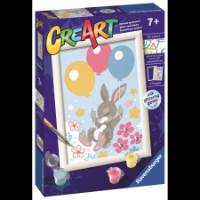 Ravensburger 235643 CreArt Repülő nyuszi lufikkal és csillogó strasszkövekkel (4005556235643) kreatív és készségfejlesztő