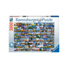 Ravensburger 3000 db-os puzzle - A 99 legszebb hely Európában (17080) puzzle, kirakós