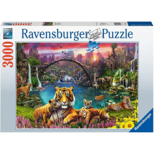 Ravensburger 3000 db-os puzzle - Tigrisek a paradicsomban (16719) puzzle, kirakós