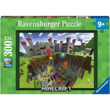 Ravensburger 300 db-os XXL- puzzle - Minecraft (13334) puzzle, kirakós