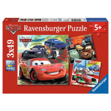 Ravensburger 3 x 49 db-os puzzle - Verdák 2 - Világkörüli verseny (09281) puzzle, kirakós