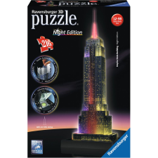 Ravensburger 3D 125661 Empire State Building (Éjszaka) (125661) puzzle, kirakós