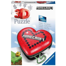 Ravensburger 3D puzzle 112852 Minecraft szív 54 darab (4005556112852) puzzle, kirakós