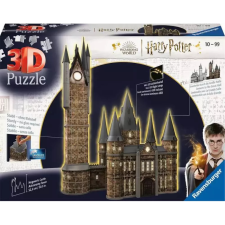Ravensburger 3D Puzzle játék 540 darabos Harry Potter Hogwarts kastély Csillagvizsgáló LED világítással puzzle, kirakós