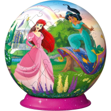 Ravensburger 3D Puzzleball Disney hercegnők, 73 darab puzzle, kirakós