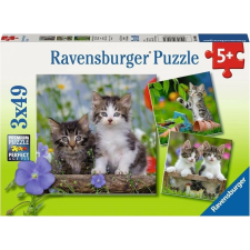 Ravensburger 3x49 Darabos Puzzle - Kiscicák (353857) puzzle, kirakós