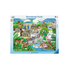 Ravensburger 45 db-os keretes puzzle - Állatkerti látogatás (06661) puzzle, kirakós
