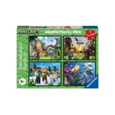 Ravensburger 4 x 100 db-os puzzle - Minecraft (05716) puzzle, kirakós
