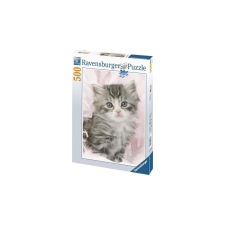 Ravensburger 500 db-os puzzle - Szürke cica (14136) puzzle, kirakós
