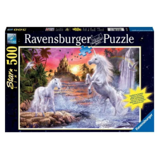 Ravensburger 500 db-os puzzle -  Unikornisok a folyóban (14873) puzzle, kirakós