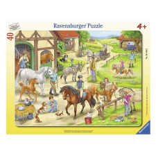  Ravensburger: A lovastanyán 40 darabos puzzle (65531) puzzle, kirakós