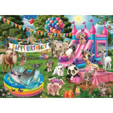 Ravensburger Állati születésnapi parti puzzle XXL 100 darabos - Ravensburger puzzle, kirakós