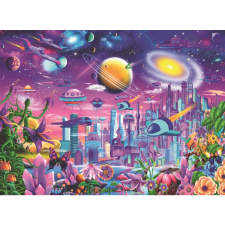 Ravensburger Cosmic City - 200 darabos puzzle (13291) puzzle, kirakós