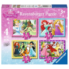 Ravensburger Disney hercegnők gondoskodó készségek Ravensburger puzzle 4 az 1-ben puzzle, kirakós
