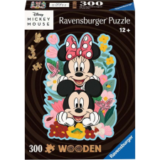Ravensburger Disney Mickey és Minnie egér - 300 darabos fa puzzle (12000762) puzzle, kirakós