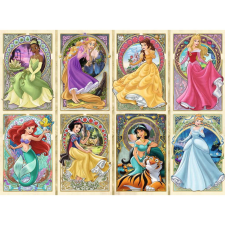 Ravensburger Disney Nouveau Art hercegnők - 1000 darabos puzzle puzzle, kirakós