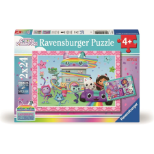 Ravensburger Gábin varázslatos háza Ravensburger puzzle 2x24 darabos puzzle, kirakós