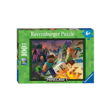 Ravensburger Monster Minecraft puzzle, 100db. puzzle, kirakós