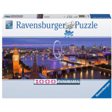 Ravensburger Panoráma Puzzle 1000 Darabos - London Éjjel (150649) puzzle, kirakós
