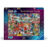 Ravensburger Puzzle 1000 db - A mikulás gőzöse  Ajánlott 10-99 éves korig unisex (16589)