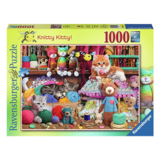  Ravensburger Puzzle 1000 db - Kötögetés cicákkal (06179) puzzle, kirakós