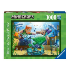 Ravensburger Puzzle 1000 db - Minecraft Mosaic puzzle, kirakós