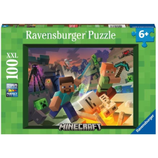 Ravensburger Puzzle 133338 Minecraft: Minecraft szörnyek 100 db (4005556133338) puzzle, kirakós