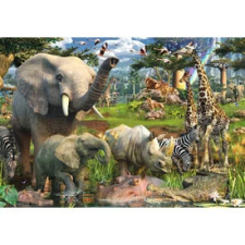  Ravensburger: Puzzle 18000 db - Az itatónál puzzle, kirakós