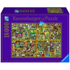 Ravensburger : Puzzle 18 000 db - Varázslatos könyves szekrény puzzle, kirakós