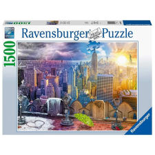 Ravensburger Puzzle 1 500 db - New York télen-nyáron puzzle, kirakós