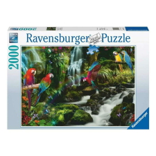  Ravensburger Puzzle 2000 db - Színes papgájok a dzsungelban (70749) puzzle, kirakós