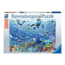 Ravensburger Puzzle 3000 db - Színes víz alatti szórakozás puzzle, kirakós